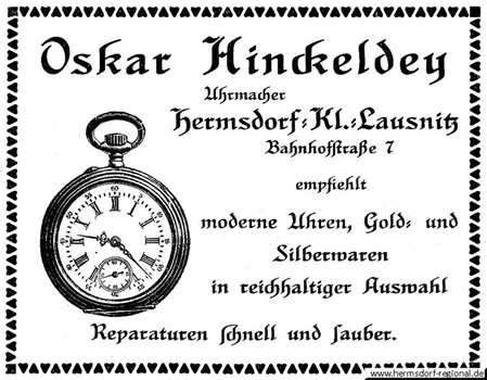 Anzeige 1924 in derFestschrift des Turnerbundes